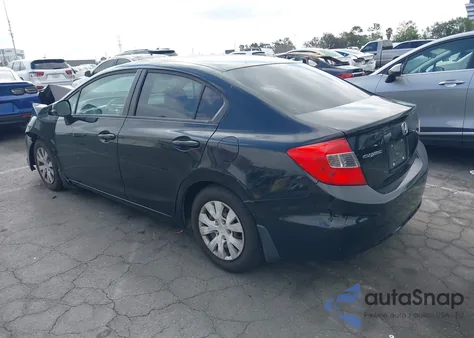 2012 Honda Civic Lx from USA, damaged, VIN 19XFB2F58CE379781